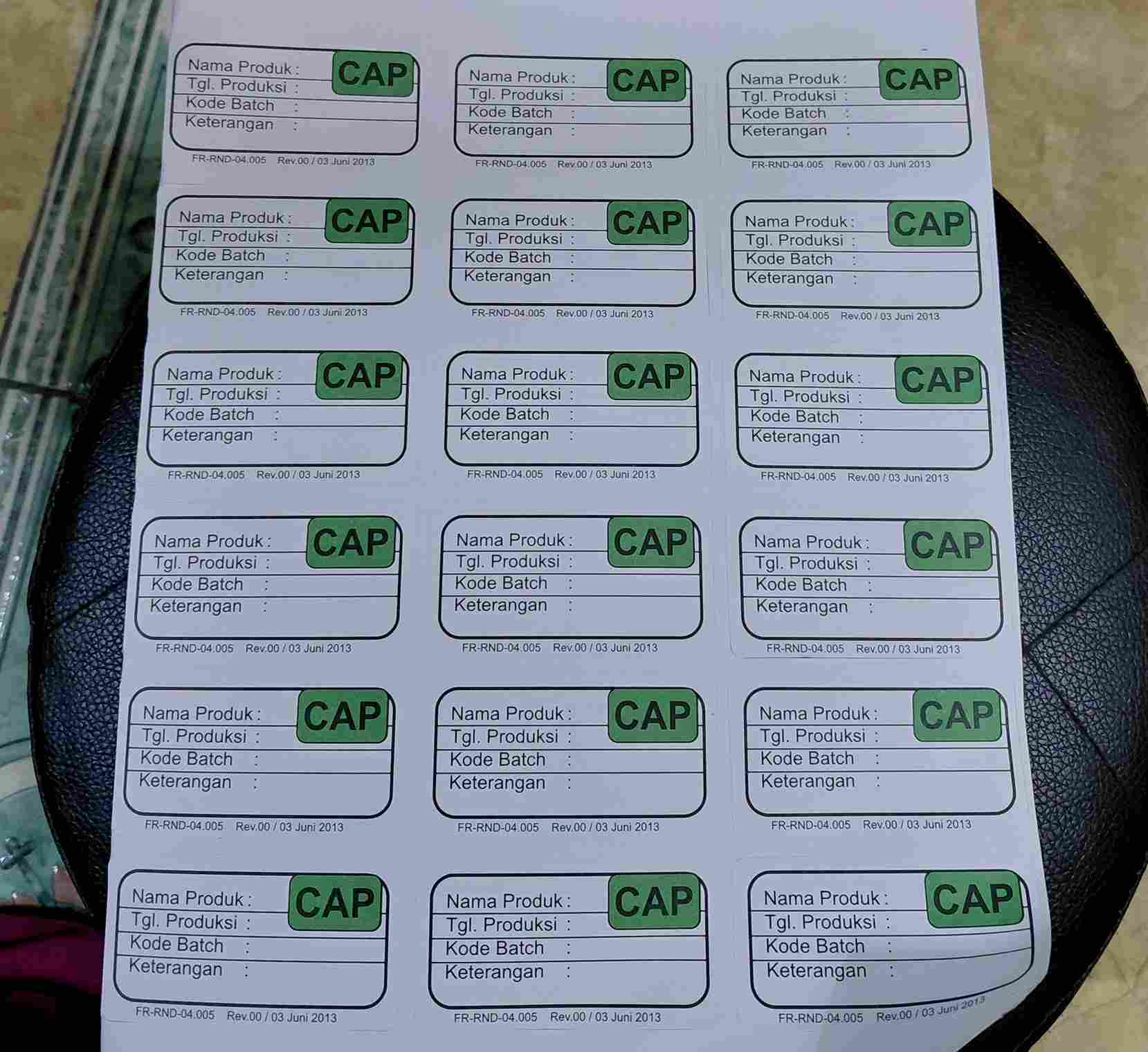 Cetak Stiker